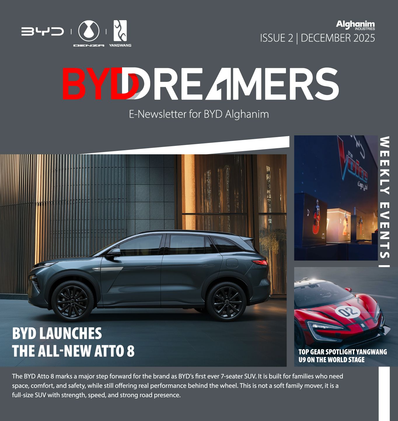 BYD DREAMERS -العدد الثاني – أبرز المحطات والتجارب